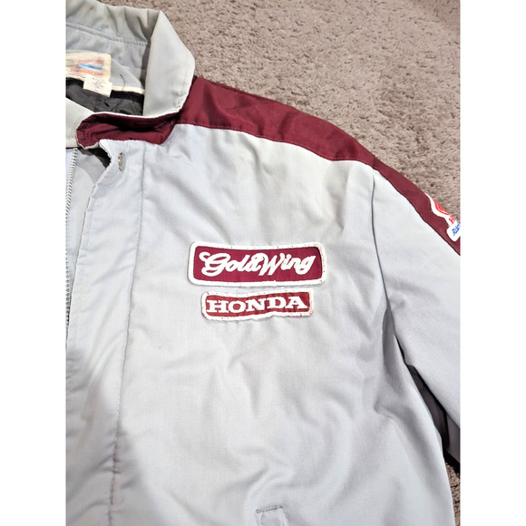 Honda Goldwing Hondaline Jacket zipped Vintage Used Large fast shipping - Picture 2 of 6